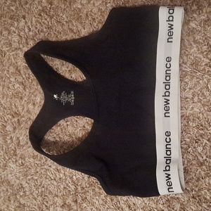 Black New Balance Sports Bra